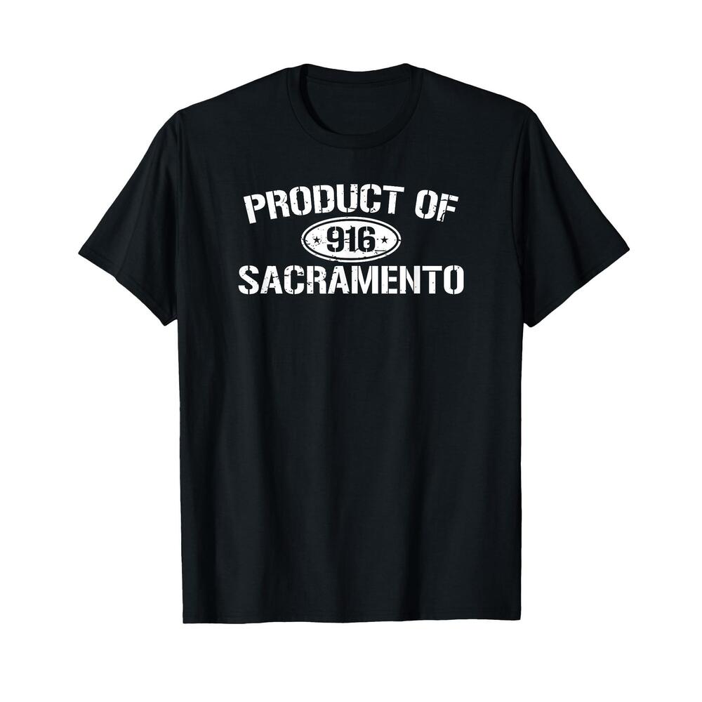 Product Of Sacramento 916 Distressed  T-Shirt